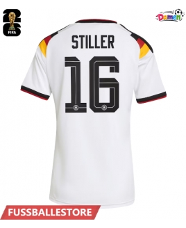 Günstige Deutschland Angelo Stiller #16 Heimtrikot Damen WM 2026 Kurzarm